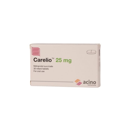 Carelio 25 mg rettab OP30 ACINO SA